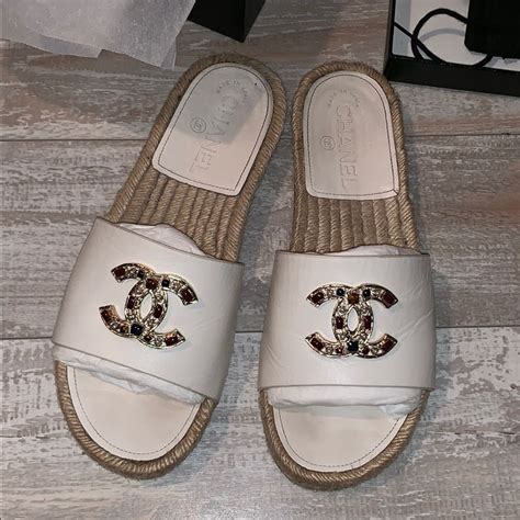 chanel espadrilles sell or keep|authentic Chanel espadrilles.